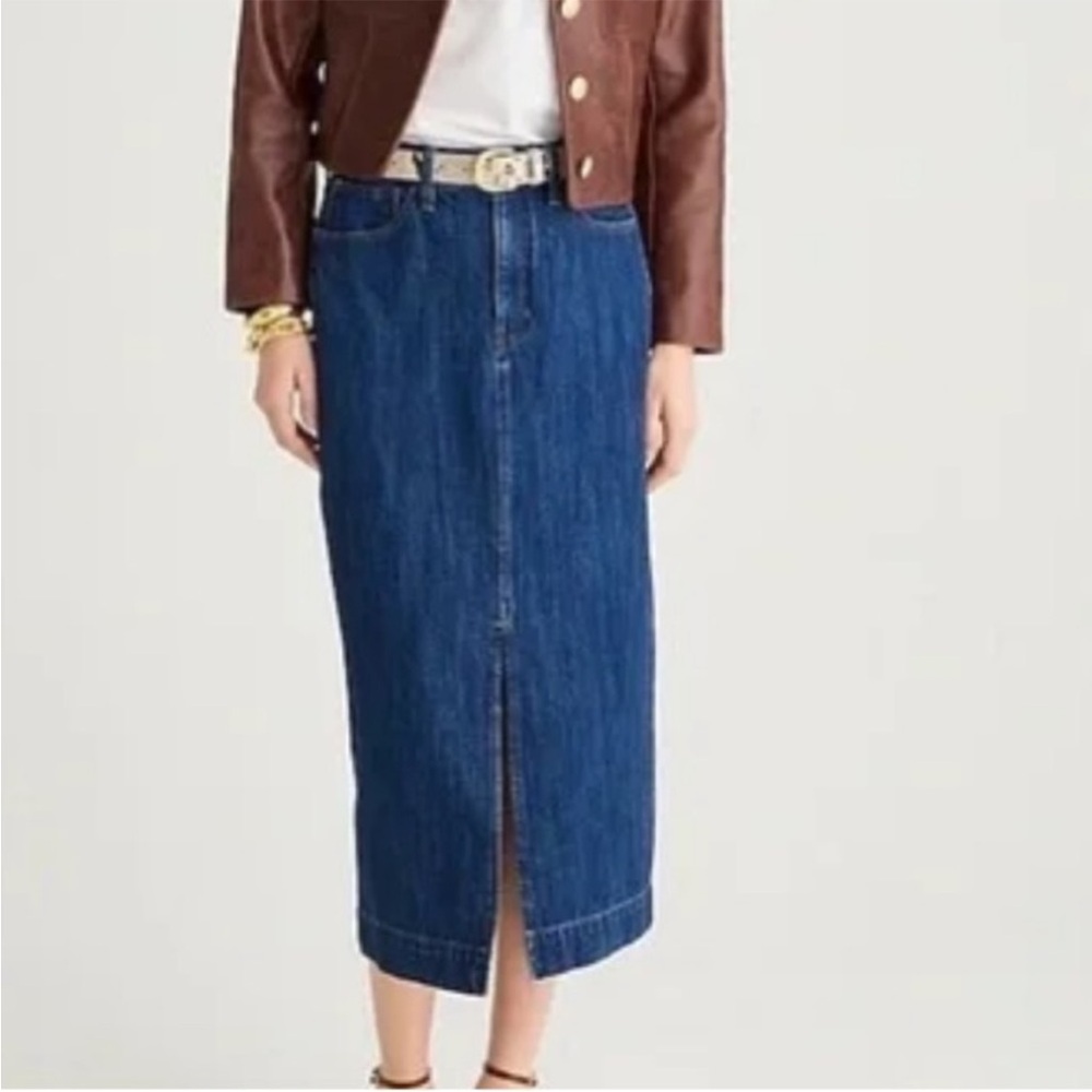J.Crew Denim Midi Women's Skirt